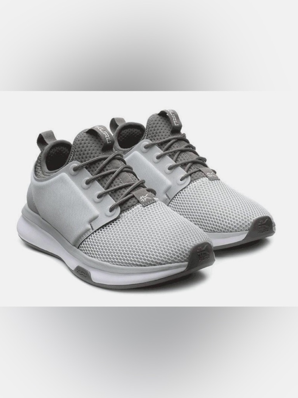 KURU ATOM Women's Gray Mesh Athletic Sneakers